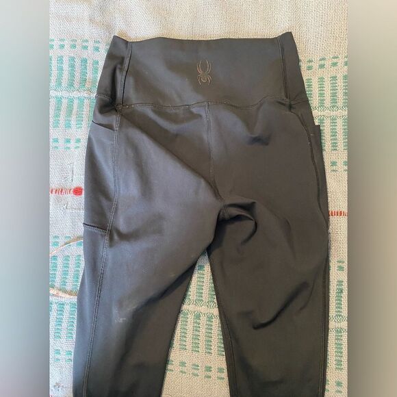 Spyder Active, Black, Yoga Pants w/Side Pockets, Size S, No flaws - Picture 7 of 8